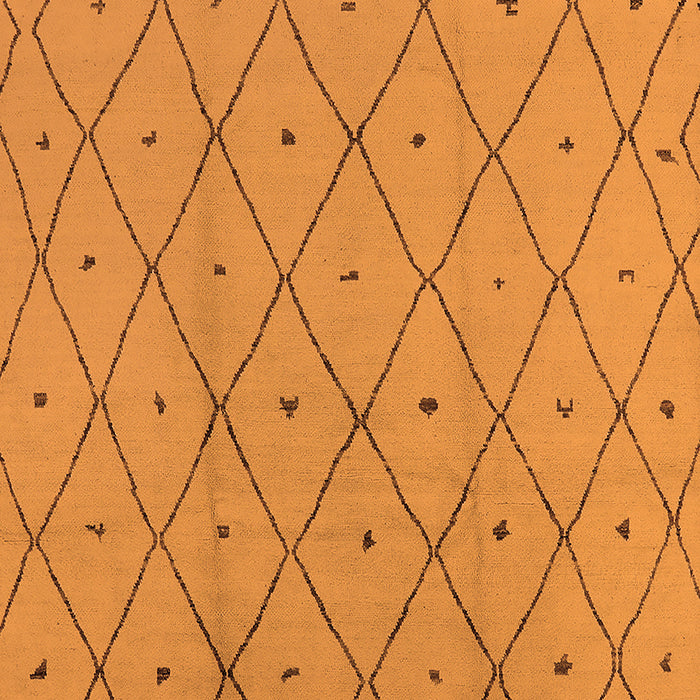 Machine Washable Solid Orange Modern Area Rugs, wshurb1214org