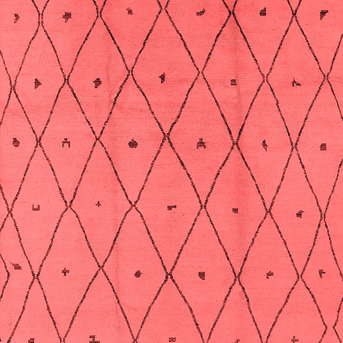 Solid Red Modern Area Rugs