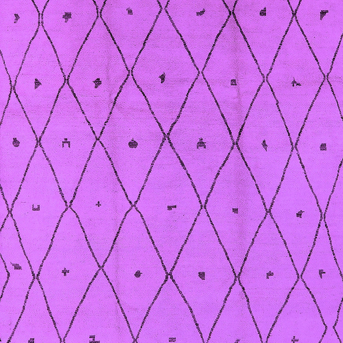 Machine Washable Solid Purple Modern Area Rugs, wshurb1214pur