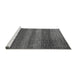 Sideview of Machine Washable Solid Gray Modern Rug, wshurb1215gry