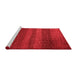 Modern Red Washable Rugs