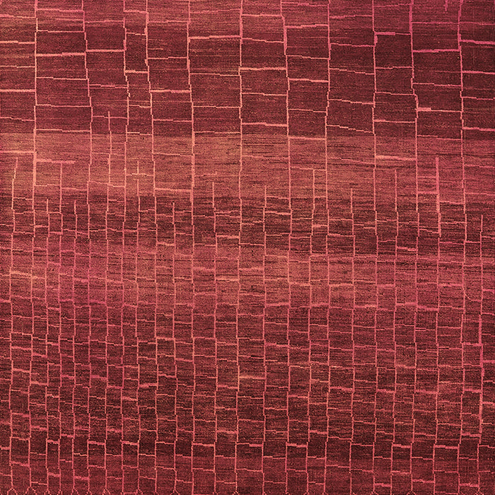 Machine Washable Solid Brown Modern Rug, wshurb1215brn