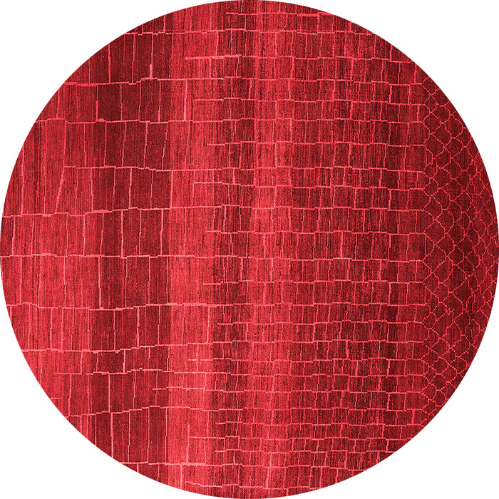 Machine Washable Solid Red Modern Rug, wshurb1215red