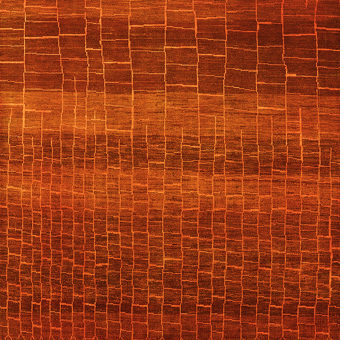 Machine Washable Solid Yellow Modern Rug, wshurb1215yw