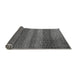 Sideview of Solid Gray Modern Rug, urb1215gry