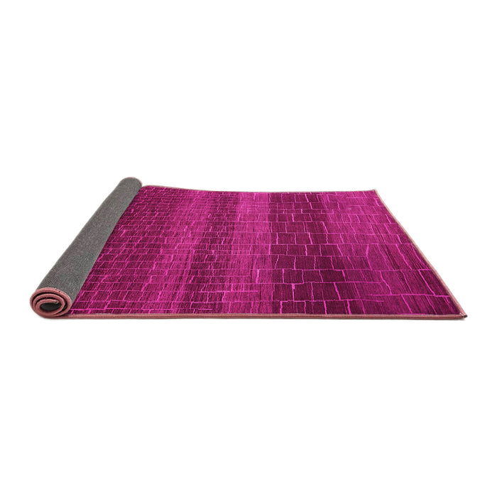 Sideview of Solid Pink Modern Rug, urb1215pnk