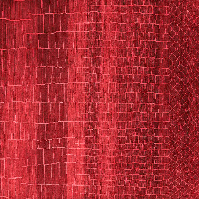 Machine Washable Solid Red Modern Rug, wshurb1215red