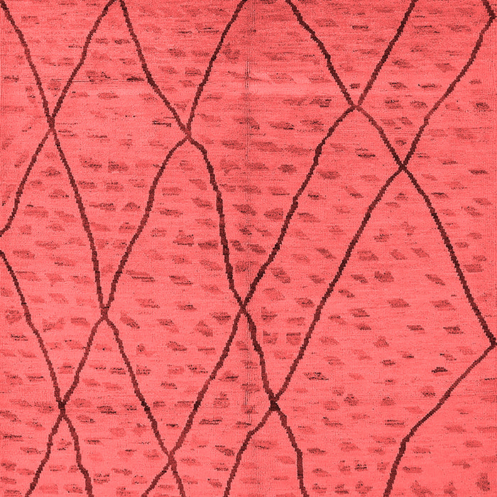 Solid Red Modern Area Rugs