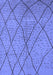 Machine Washable Solid Blue Modern Rug, wshurb1216blu