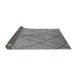 Sideview of Solid Gray Modern Rug, urb1216gry