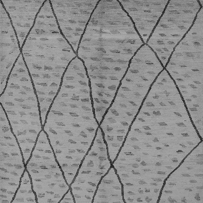 Solid Gray Modern Rug, urb1216gry