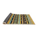 Sideview of Mid-Century Modern Dark Brown Solid Rug, urb1217