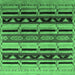 Square Machine Washable Solid Emerald Green Modern Area Rugs, wshurb1217emgrn