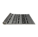 Sideview of Solid Gray Modern Rug, urb1217gry