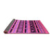 Sideview of Solid Pink Modern Rug, urb1217pnk