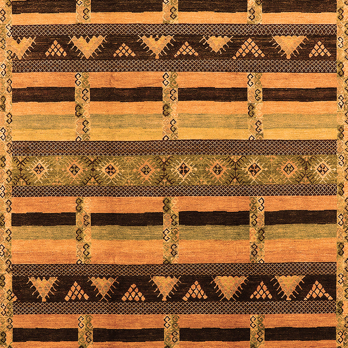 Machine Washable Solid Orange Modern Area Rugs, wshurb1217org