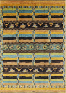 Mid-Century Modern Dark Brown Solid Rug, urb1217