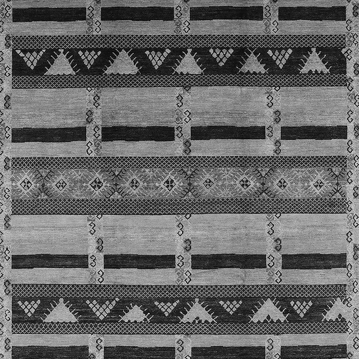 Solid Gray Modern Rug, urb1217gry