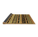 Sideview of Solid Brown Modern Rug, urb1217brn