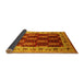 Sideview of Oriental Yellow Traditional Rug, urb1218yw