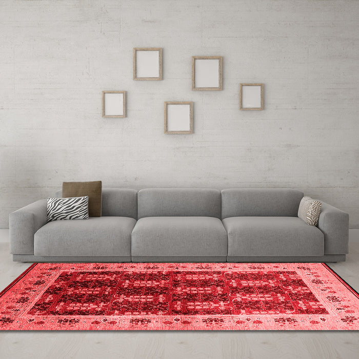 Traditional Red Washable Rugs