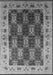 Machine Washable Oriental Gray Traditional Rug, wshurb1218gry