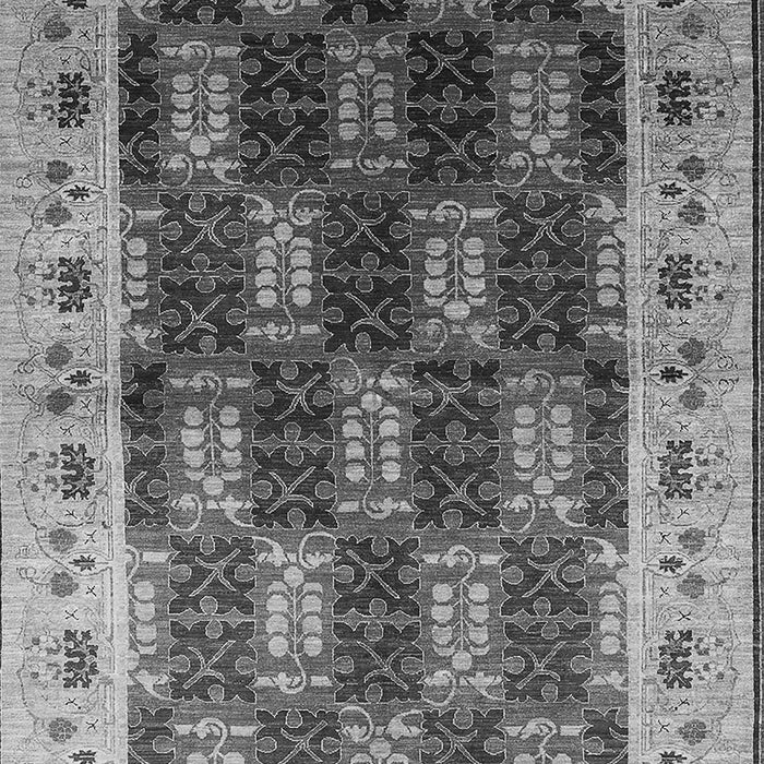 Machine Washable Oriental Gray Traditional Rug, wshurb1218gry