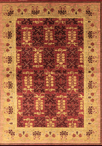 Oriental Brown Traditional Rug, urb1218brn