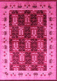 Oriental Pink Traditional Rug, urb1218pnk