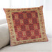 Lifestyle Image of Mid-Century Modern Urban Square Orange Throw Pillow, 18 inch by 18 inch, pwurb1218