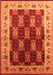 Oriental Orange Traditional Rug, urb1218org