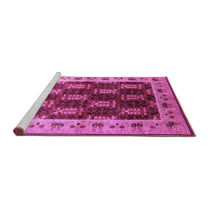 Sideview of Machine Washable Oriental Purple Traditional Area Rugs, wshurb1218pur