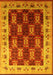 Oriental Yellow Traditional Rug, urb1218yw