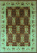 Machine Washable Oriental Turquoise Traditional Area Rugs, wshurb1218turq