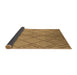 Sideview of Solid Brown Modern Rug, urb1219brn