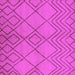 Square Machine Washable Solid Pink Modern Rug, wshurb1219pnk
