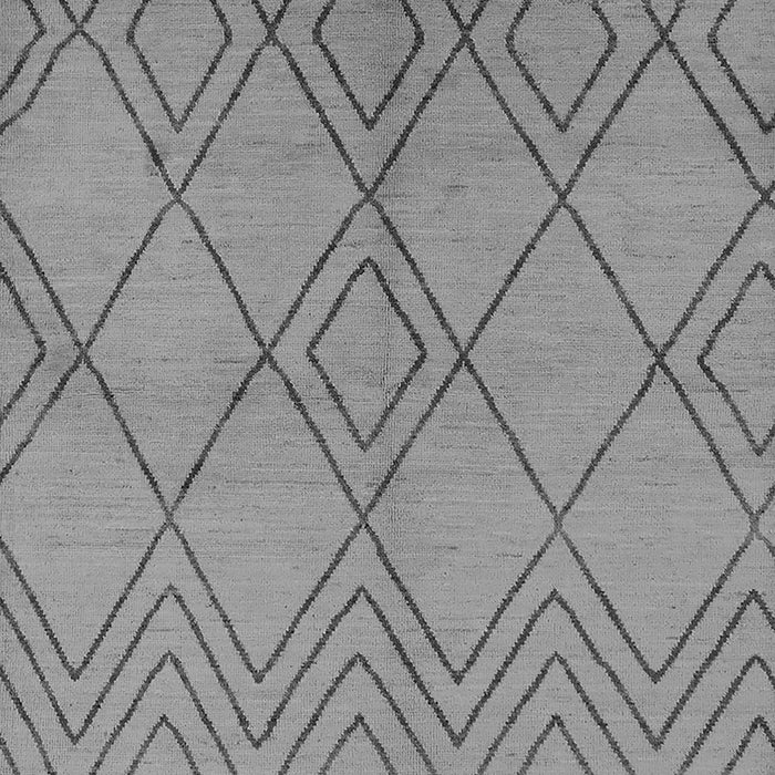 Machine Washable Solid Gray Modern Rug, wshurb1219gry