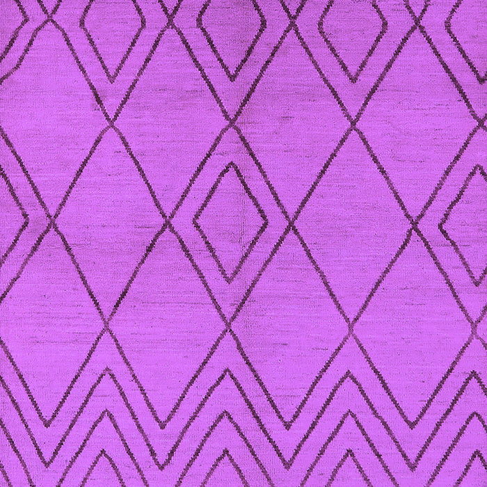 Machine Washable Solid Purple Modern Area Rugs, wshurb1219pur