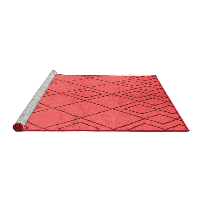 Modern Red Washable Rugs