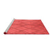 Modern Red Washable Rugs