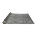 Sideview of Solid Gray Modern Rug, urb1219gry