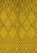 Solid Yellow Modern Rug, urb1219yw