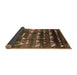 Sideview of Solid Brown Modern Rug, urb1220brn