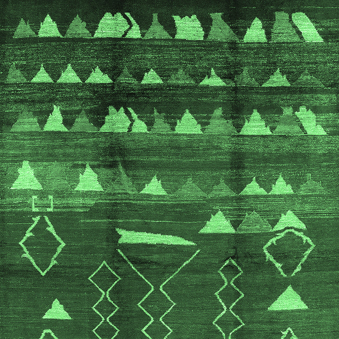 Solid Emerald Green Modern Rug, urb1220emgrn