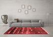 Modern Red Washable Rugs