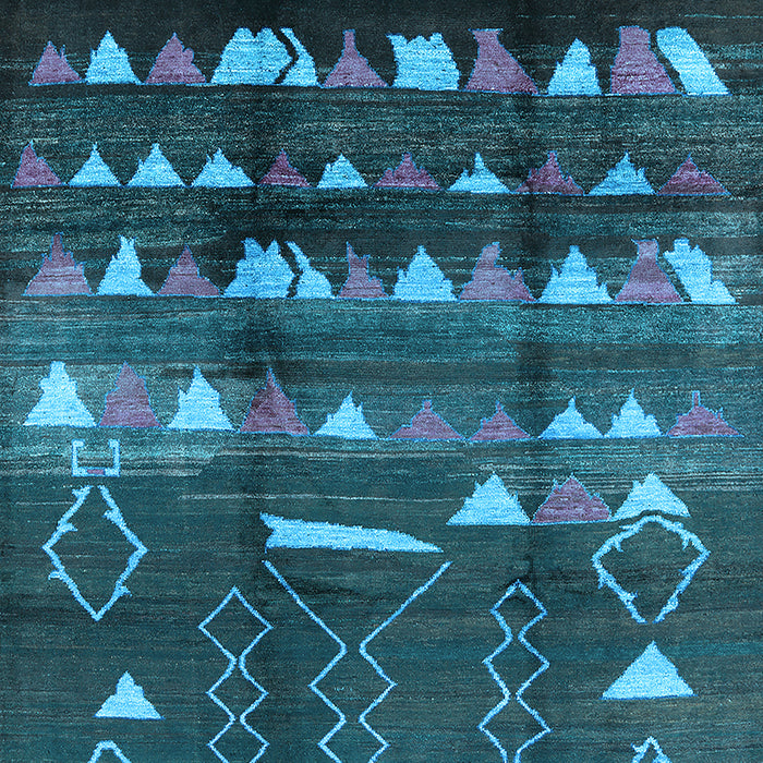 Solid Light Blue Modern Rug, urb1220lblu