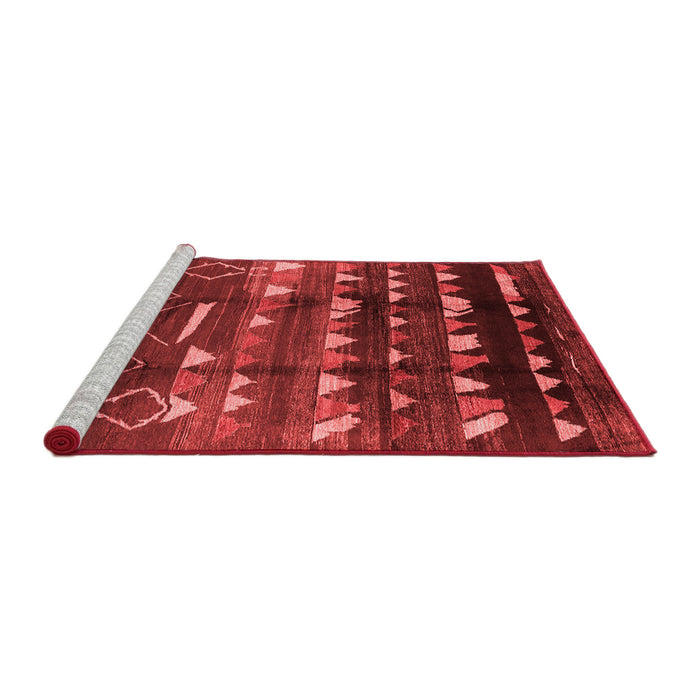 Modern Red Washable Rugs