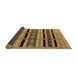 Sideview of Solid Brown Modern Rug, urb1221brn