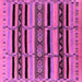 Square Machine Washable Solid Pink Modern Rug, wshurb1221pnk