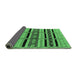 Sideview of Solid Emerald Green Modern Rug, urb1221emgrn